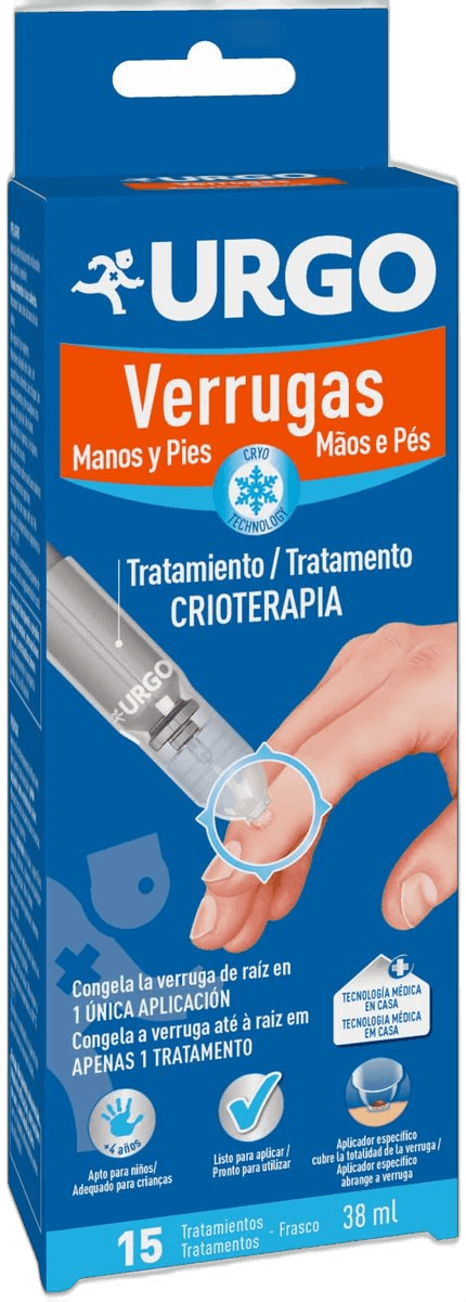 Imagen de URGO VERRUGAS MANOS Y PIES ANTIVERRUGAS 1 ENVASE 38 ML