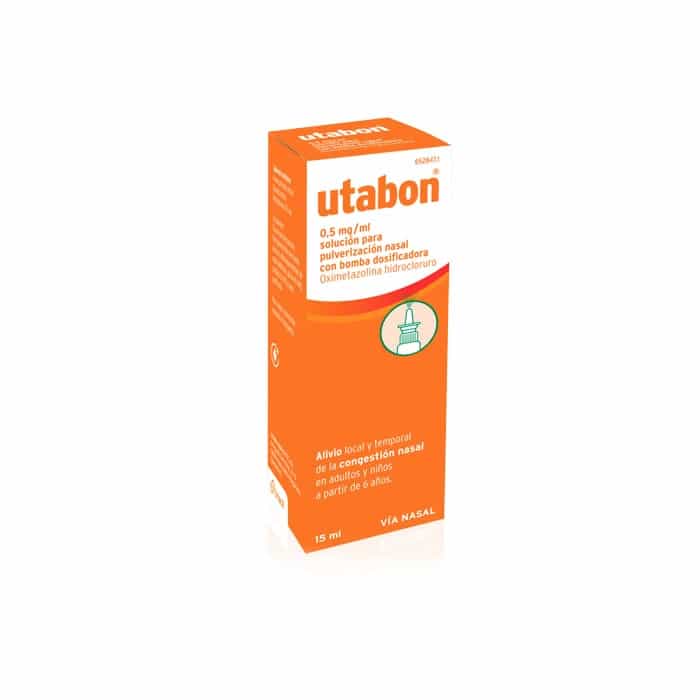 Imagen de UTABON ADULTOS 0,5 MG/ML SOLUCIÓN PARA PULVERIZACIÓN NASAL 15 ML