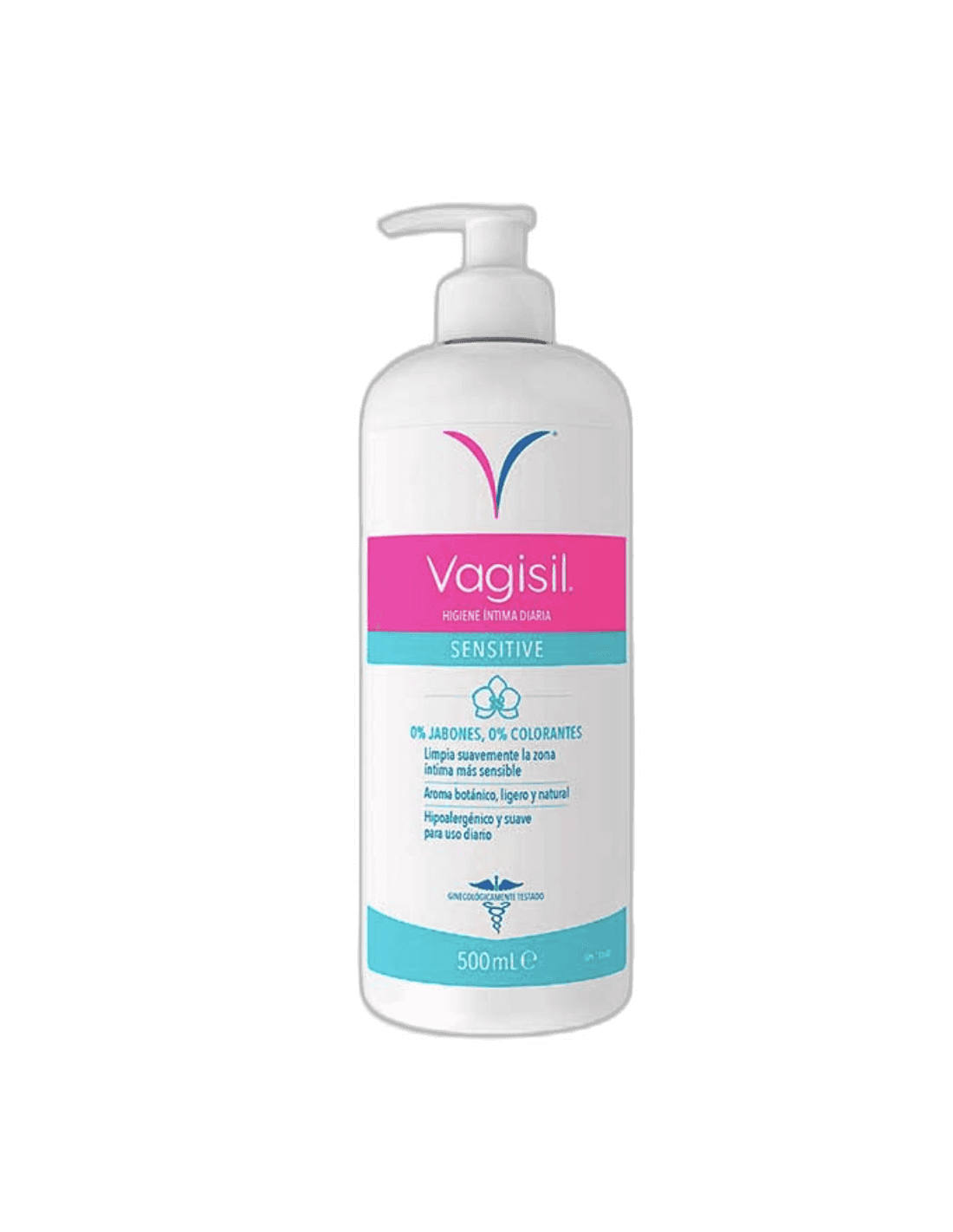 Imagen de VAGISIL HIGIENE INTIMA DIARIA SENSITIVE 1 ENVASE 500 ML