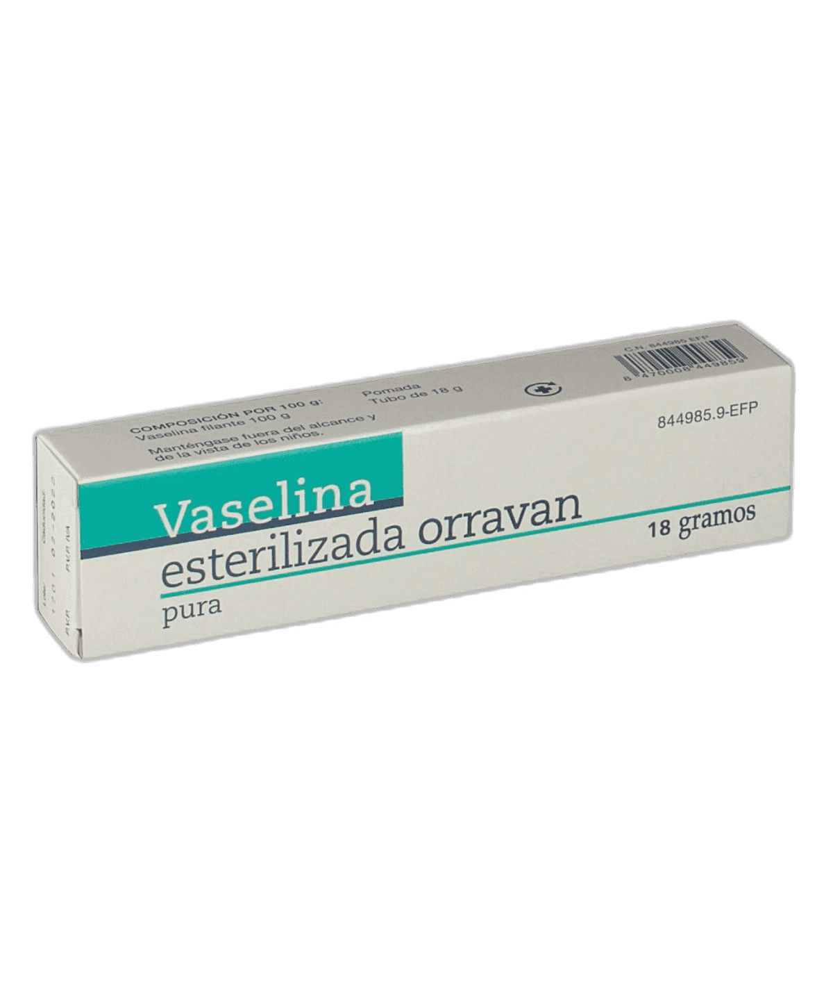 Imagen de VASELINA ESTERILIZADA PURA ORRAVAN POMADA 1 TUBO 18 g