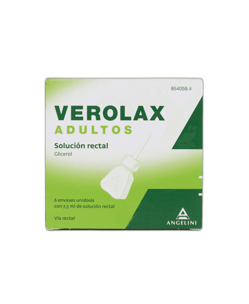 Imagen de VEROLAX ADULTOS 5,4 ml SOLUCION RECTAL 6 ENEMAS 7,5 ml