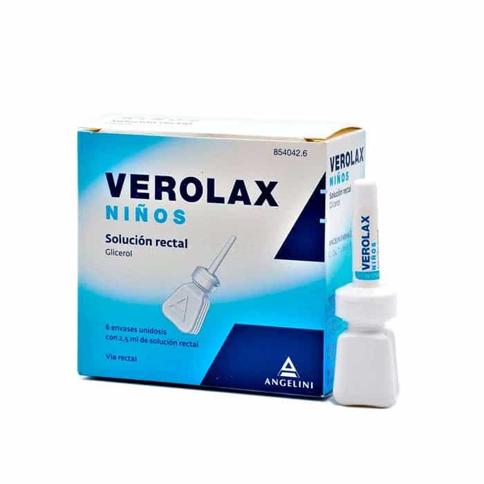 Imagen de VEROLAX INFANTIL SOLUCION RECTAL 6 APLICADORES