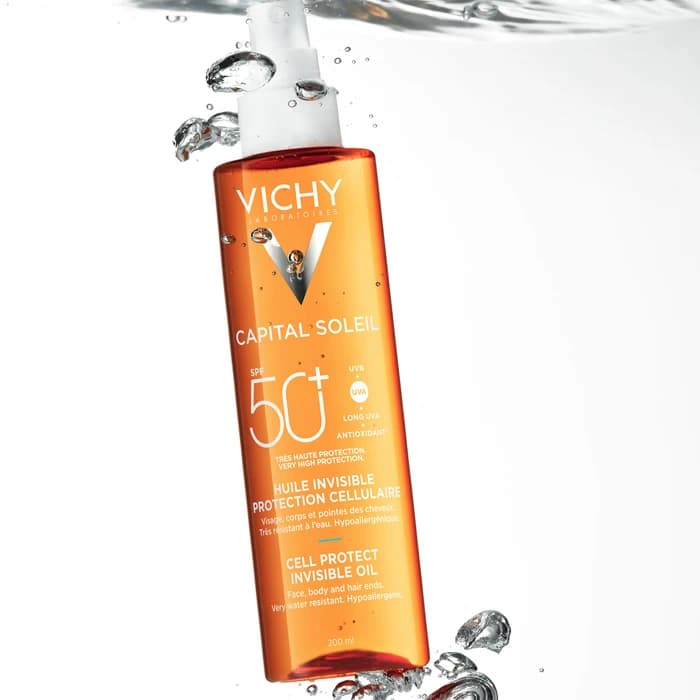 Imagen 3 de Vichy Capital Soleil Aceite Invisible Cell Protect Spf50+ 200 Ml