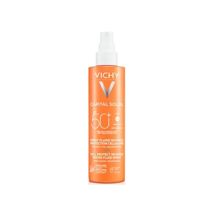 Imagen 2 de Vichy Capital Soleil Cell Protect Water Fluid Spray Spf50+ 200 Ml