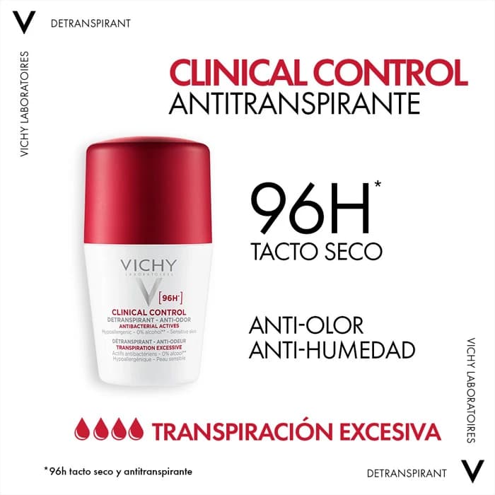 Imagen 2 de Vichy Desodorante Clinical Control 96h 50 Ml