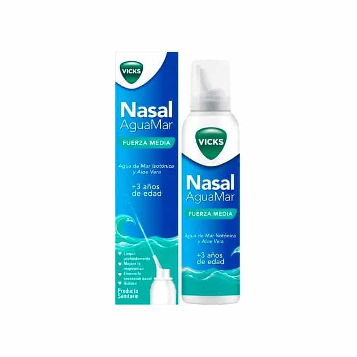 Imagen de Vicks Agua Mar Fuerza Media +3 Años 120 Ml