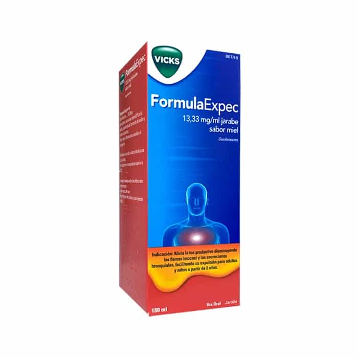 Imagen de Vicks Formulaexpec 13,33 Mg/Ml Jarabe Sabor Miel 180 Ml