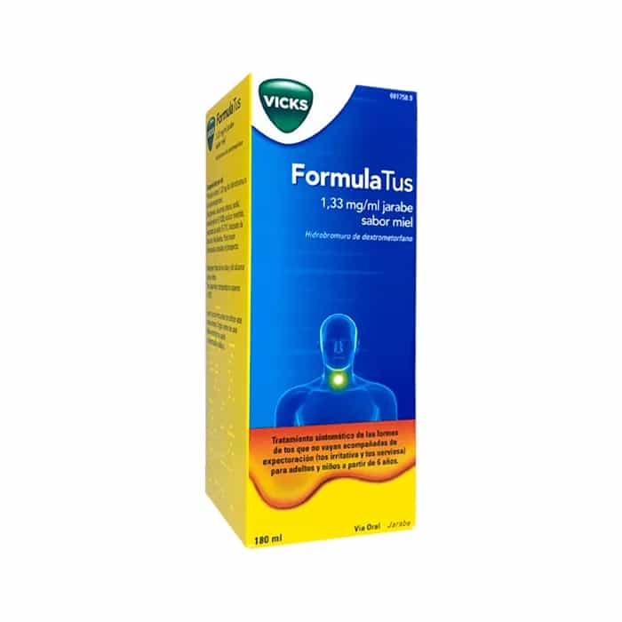 Imagen de Vicks Formulatus 1,33 Mg/Ml Jarabe Sabor Miel 180 Ml