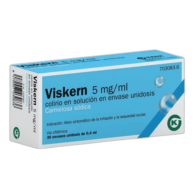 Imagen de VISKERN 5 mg/ml COLIRIO EN SOLUCION 30 MONODOSIS 0,4 ml
