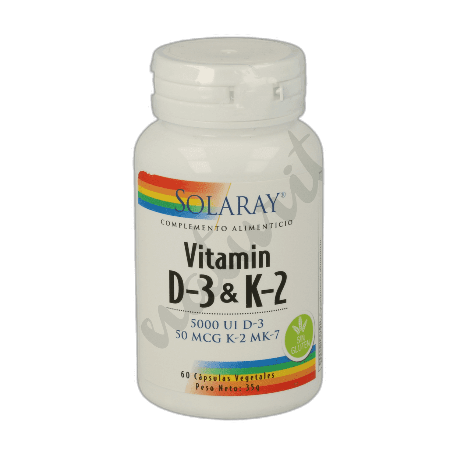 Imagen de VITAMIN D3 + K2 60 CAPSULAS SOLARAY