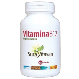 Imagen de VITAMINA B12 500MCG 100 CAPSULAS SURAVITASAN