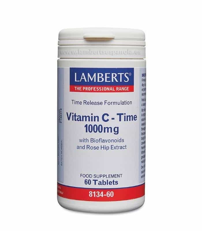 Imagen de VITAMINA C 1000MG + BIOFLAVONOIDES LAMBERTS 60 TABLETAS