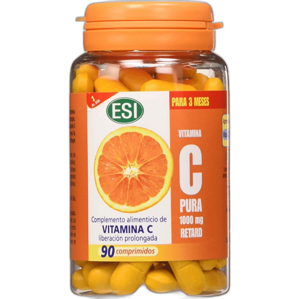 Imagen de VITAMINA C PURA RETARD 1000 MG 90 COMPRIMIDOS