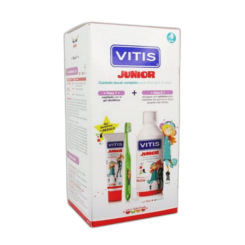 Imagen de VITIS JUNIOR PACK PROMOPROCIONAL 1 COLUTORIO 50 ML + 1 ENVA