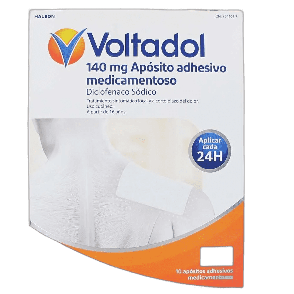 Imagen de VOLTADOL 140 mg 10 APOSITOS ADHESIVOS MEDICAMENTOSOS