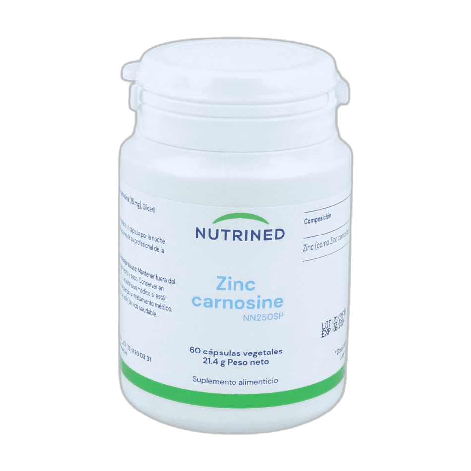 Imagen de ZIN CARNOSINE 60 CAPSULAS NUTRINED