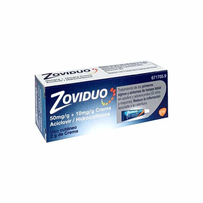 Imagen de Zoviduo Crema 5%+1% 2 Gr