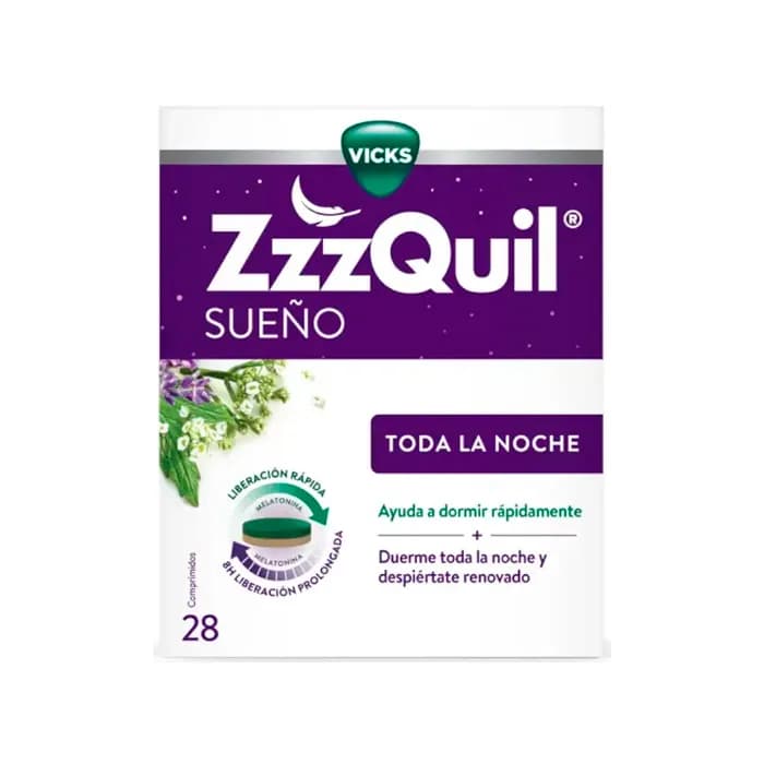 Imagen 2 de Zzzquil Sueño Toda la Noche 28 Comprimidos